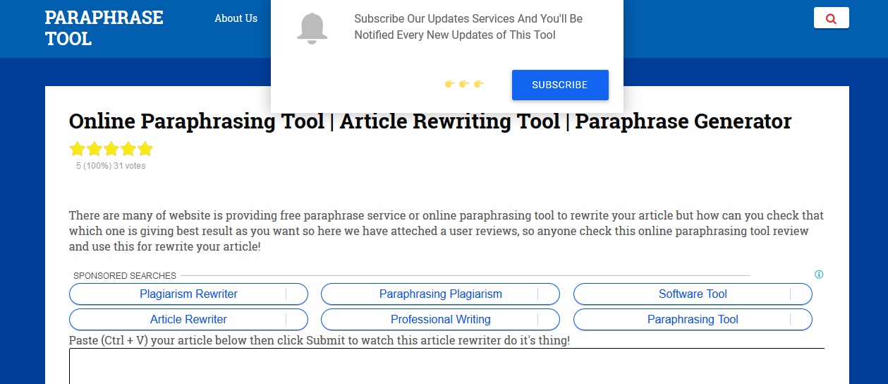 review of myparaphrasingtools.com