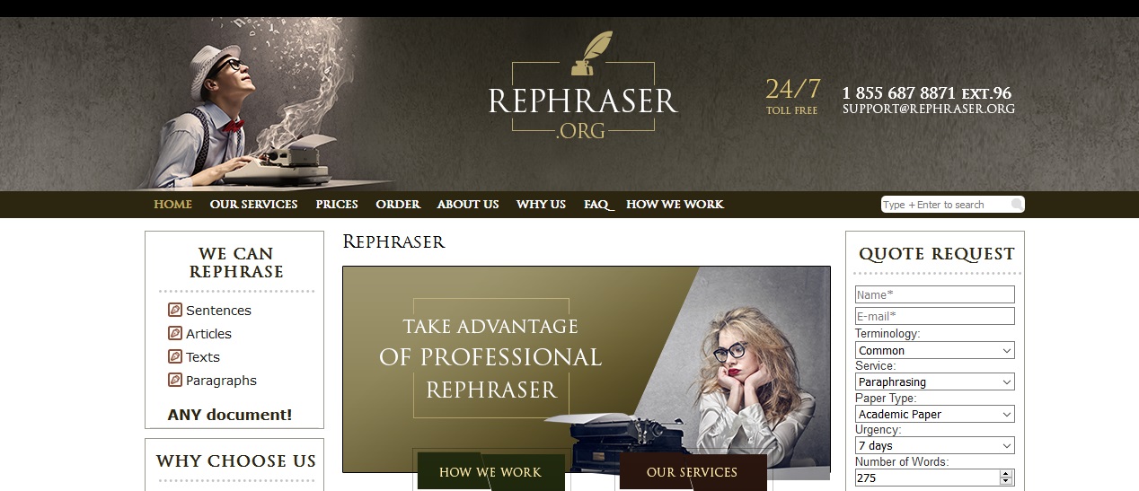 review of rephraser.org