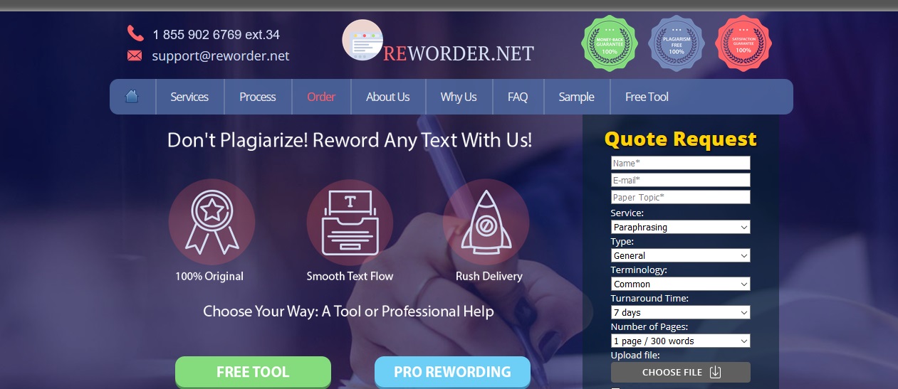 review of reworder.net