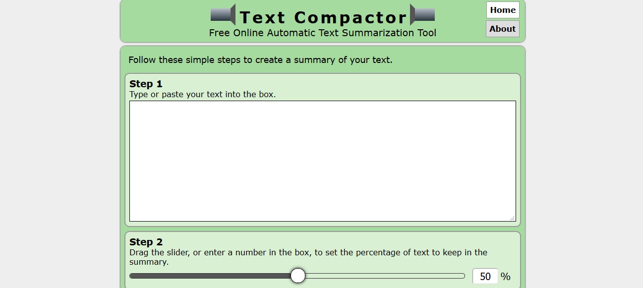 review of textcompactor.com