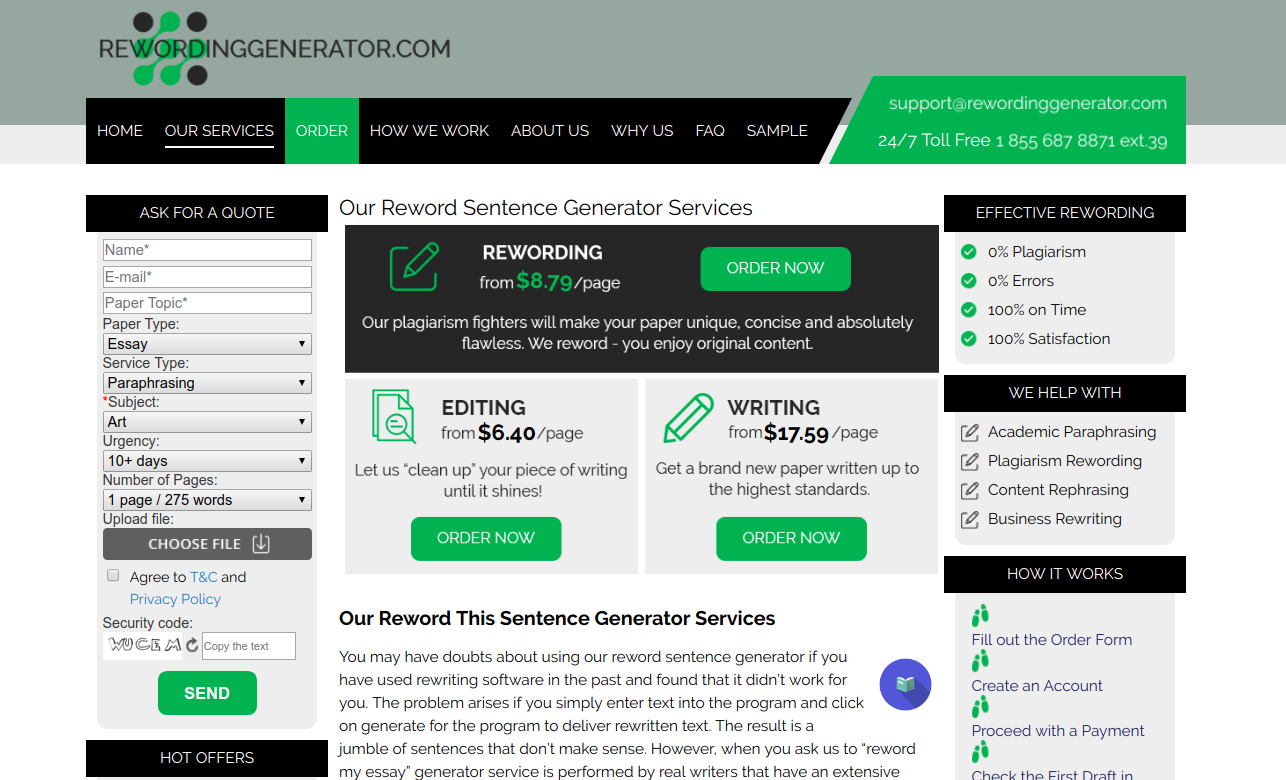 rewordinggenerator.com rewording generator